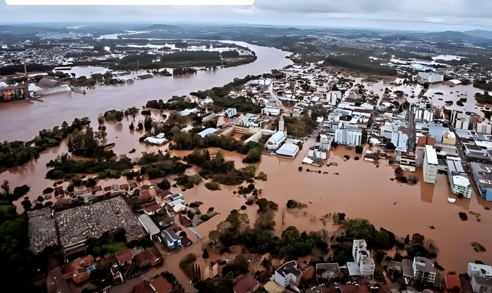 Chuva extrema trará inundações e mais enchentes para o Rio Grande do Sul