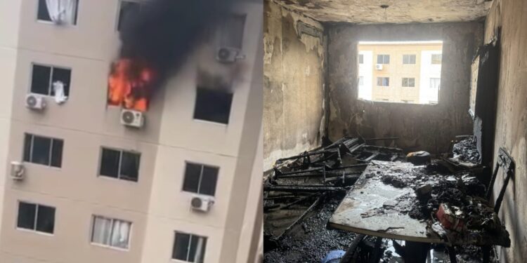 Foto: Redes Sociais e Corpo de Bombeiros de Gravataí