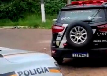 Viaturas de Brigada Militar e Polícia Civil