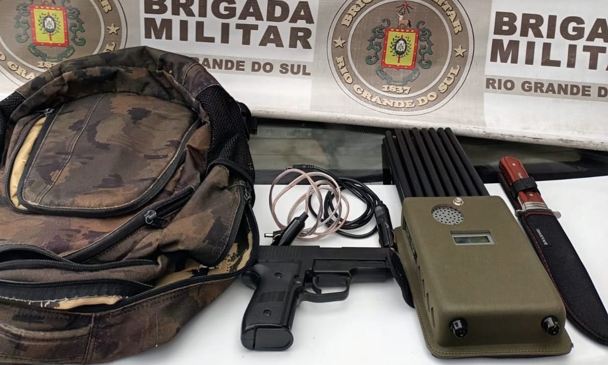 Brigada prende criminoso em gravataí.