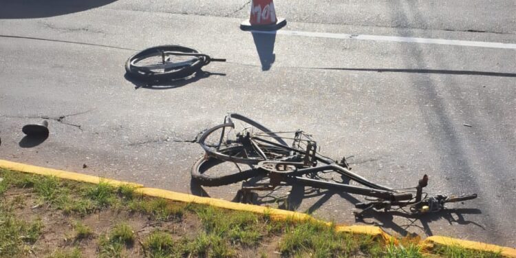 acidente ciclista em Cachoeirinha