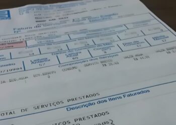 Conta de água Corsan.