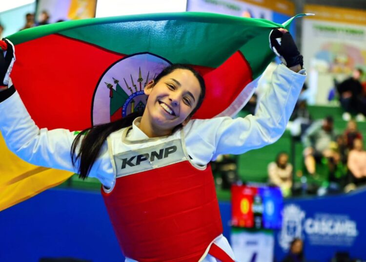 Pietra campeã taekwondo