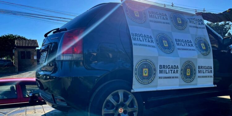 carro apreendido em Cachoeirinha