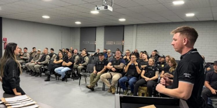 Reunião Policial em operação.