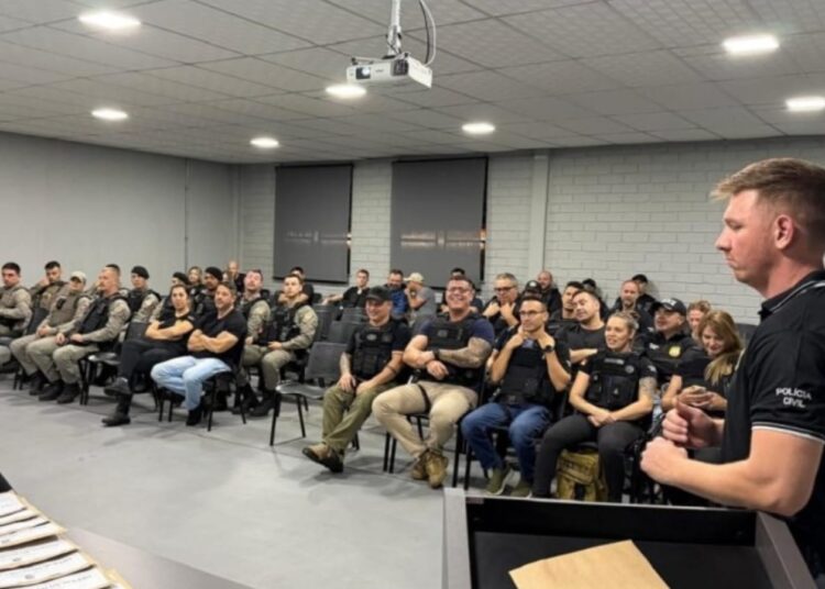 Reunião Policial em operação.