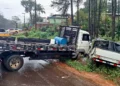 caminhões acidentados em Gravataí