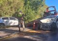 acidente entre carro em Gravataí