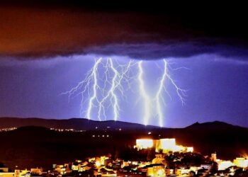 raios e chuva
