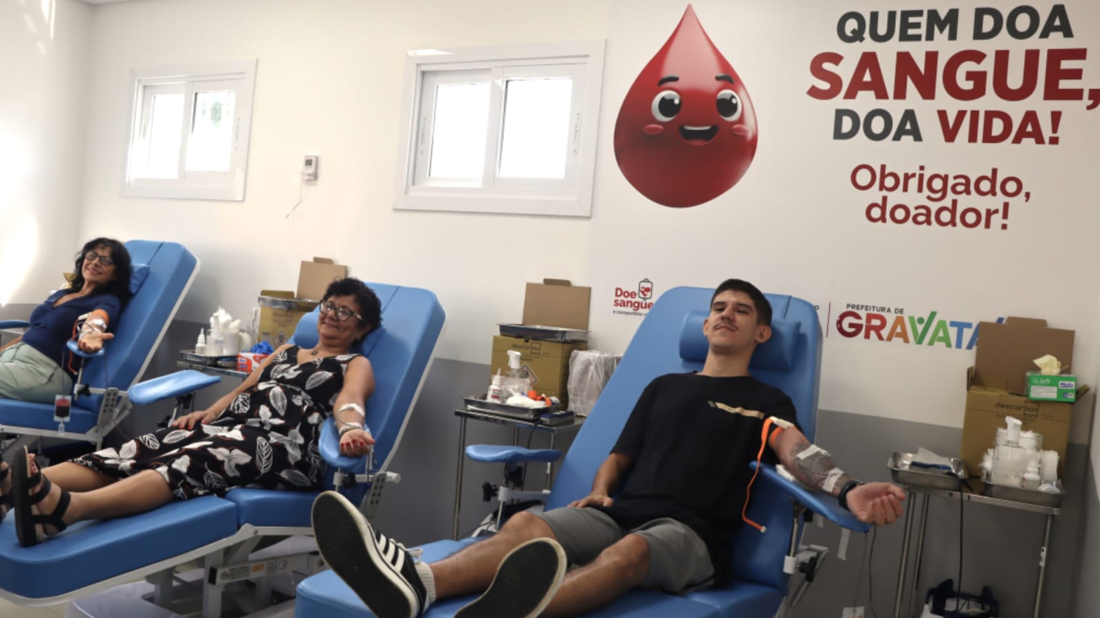 doadores de sangue em Gravataí