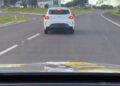 Carro fugindo da PRF