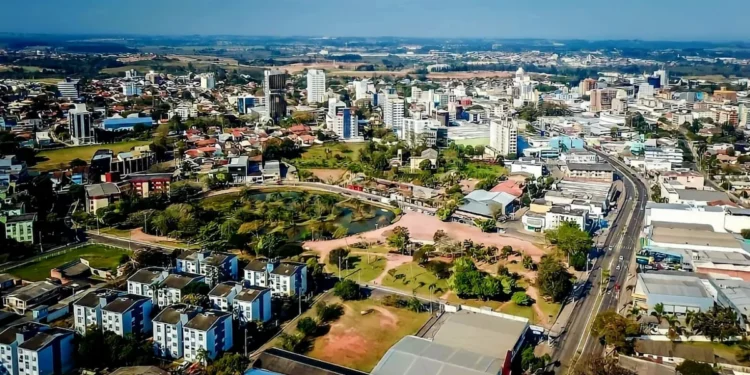 vista aérea de Gravataí